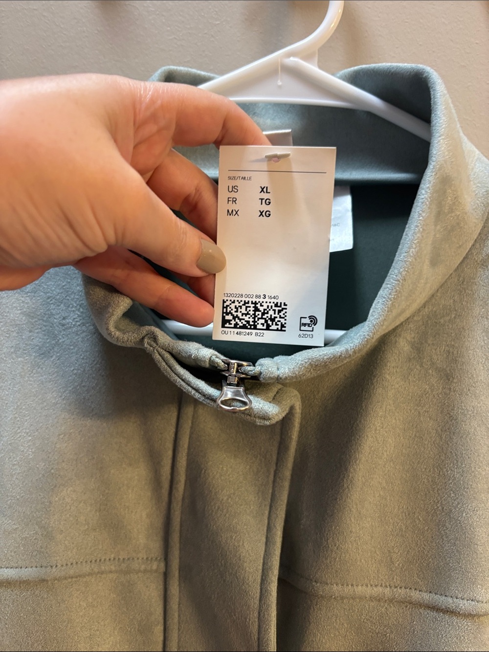 NWT H&M Suede Bomber Jacket - Women - Picture 10 of 12